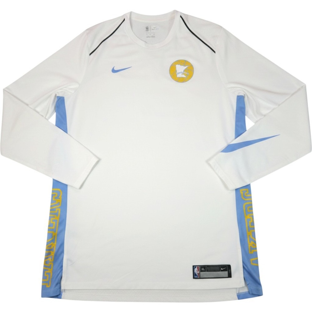 Nike NBA Los Angeles Lakers Minneapolis City Edition Shooting Shirt White XLT